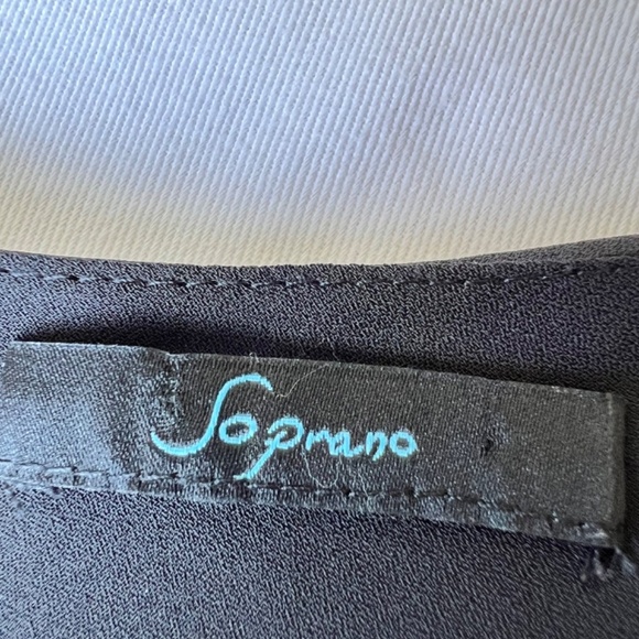 Soprano asymmetrical ruffle hem racerback spaghetti strap dress - Picture 4 of 8